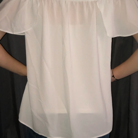 White Blouse - Off Shoulder - Picture 2 of 2
